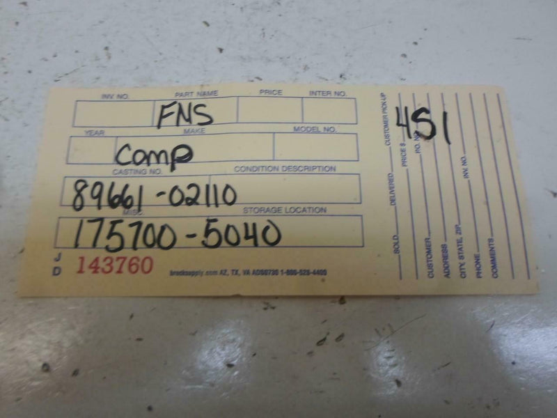 OEM Engine Computer Programmed Plug&Play Toyota Corolla 1993 1994 89661-02110 ECM