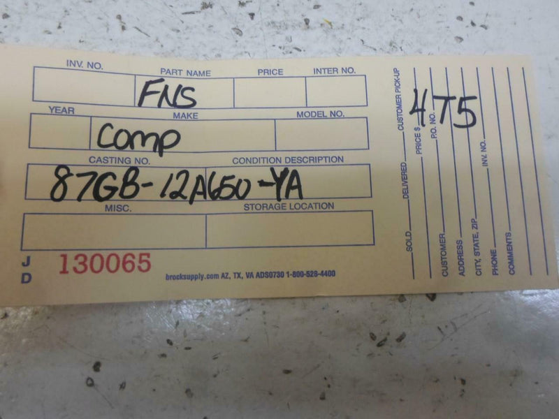 OEM Engine Computer Merkur Scorpio 1988 1989 87Gb-12A650-Ya 7Gya At ECM PCM ECU