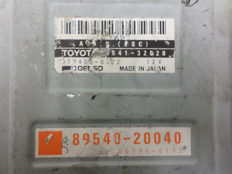 ABS Control Module Toyota Celica 1988 1989 89541-32020