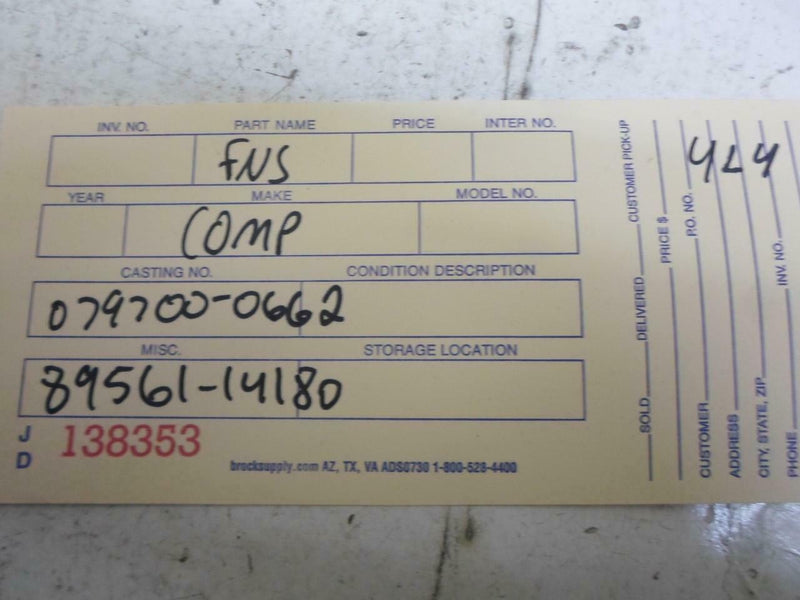 OEM Engine Computer Toyota Celica 1983 89561-14180 ECM PCM ECU