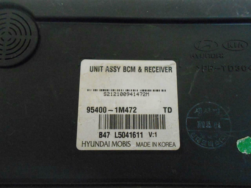 Body Control Module Kia Forte 2010 2011 2012 2013 95400-1M472 BCM BCU