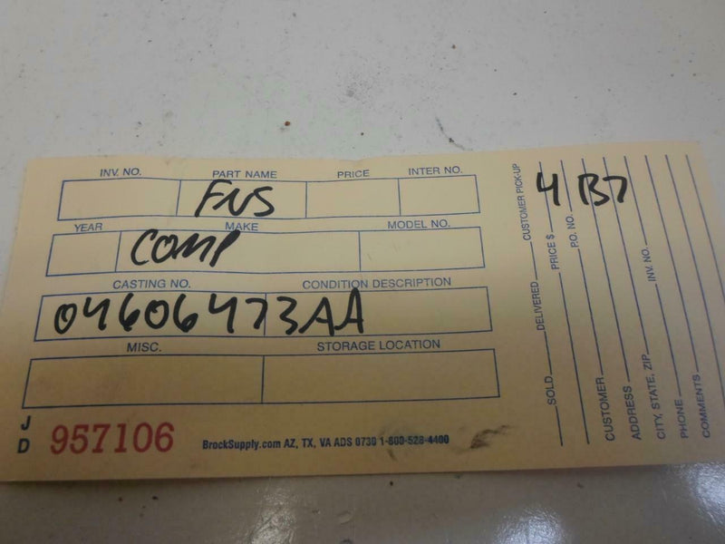 Transmission Control Module TCM TCU Chrysler Sebring 1997 04606473Aa