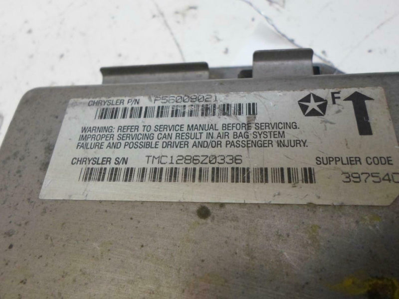 Airbag Control Module Jeep Grand Cherokee 1996 P56009021