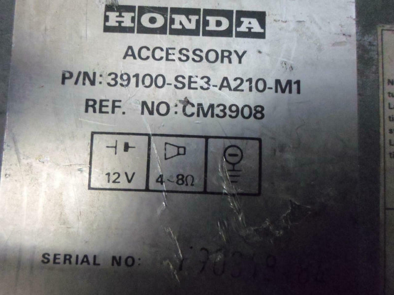 OEM Radio Honda Civic 1999 2000 39100-Se3-A210-M1