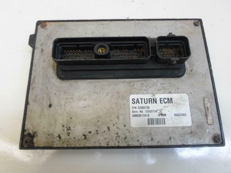 OEM Engine Computer Saturn Ion 2003 12585735 12585734 2.2L ECM PCM ECU