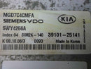 OEM Engine Computer Kia Optima 2006 2007 2008 39101-25141 2.4L At ECM PCM ECU
