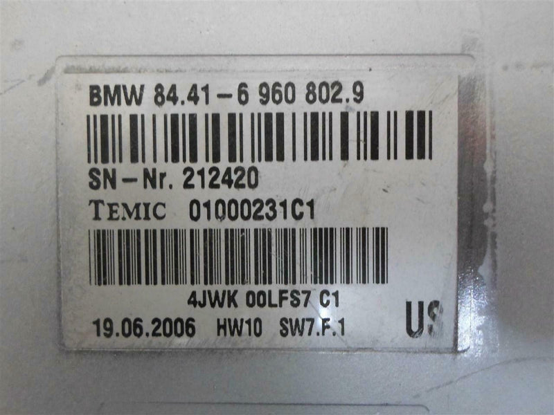 Communication Control Module BMW 750I 2006 2007 2008 6 960 802