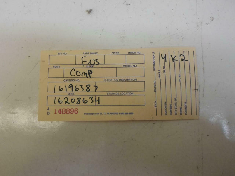 OEM Engine Computer Oldsmobile Ciera 1994 1995 16196387 3.1L ECM PCM ECU