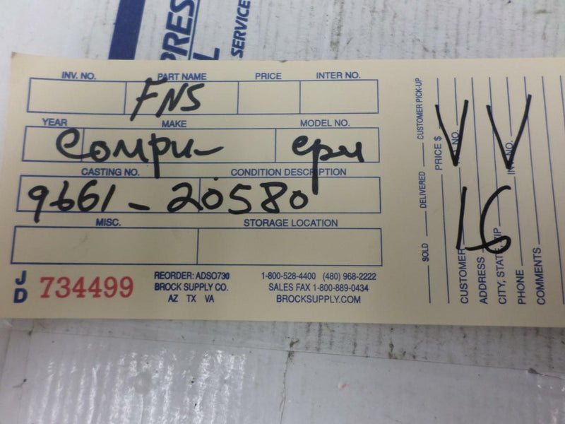 OEM Engine Computer Toyota Celica 1990 89661-20580 PCM ECM ECU