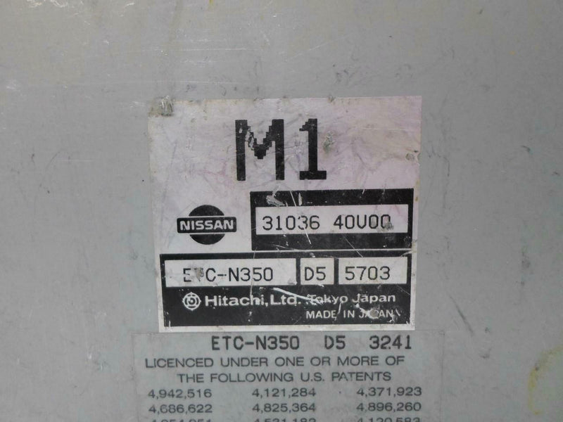 Transmission Control Module TCM TCU Nissan Maxima 1995 1996 31036 40U00