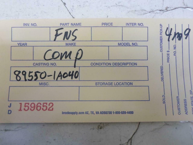 Emission Control Module Toyota Corolla 1988 1989 89550-1A040