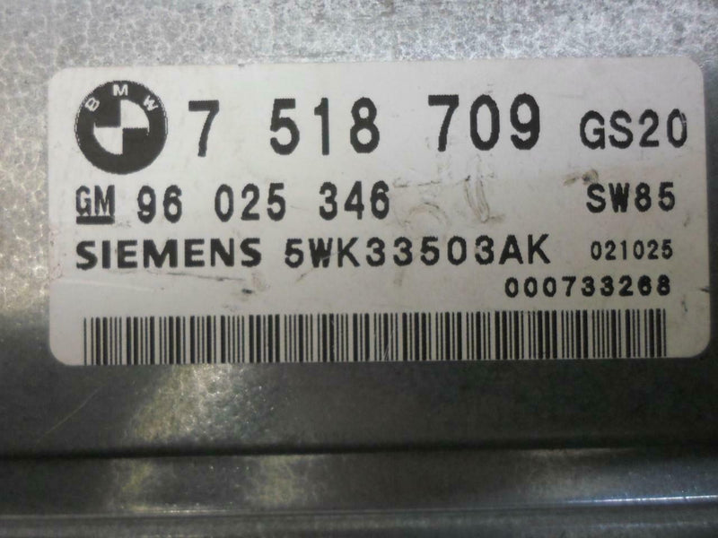 Transmission Control Module TCM TCU BMW E46 3-Series 325I 2003 7518709