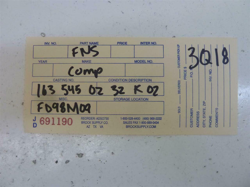 ABS Control Module Mercedes-Benz ML-Class 1998 1999 1635450232