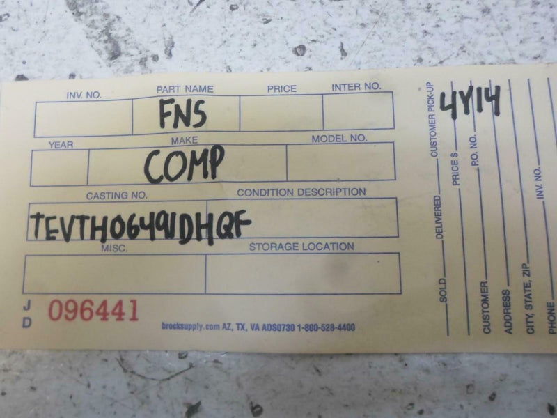 Transmission Control Module TCM TCU Chrysler Cirrus 1999 04606962Ad