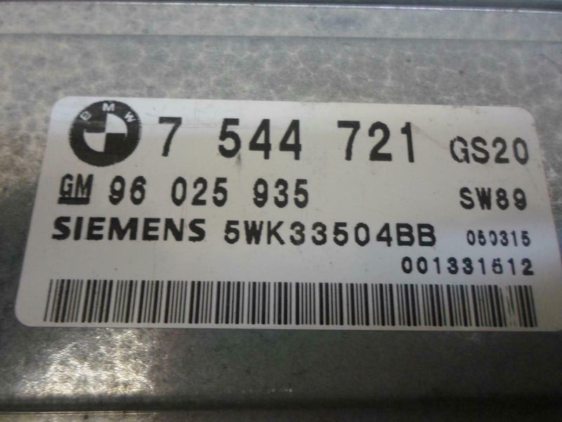 Transmission Control Module TCM TCU BMW X3 2004 2005 2006 7544721