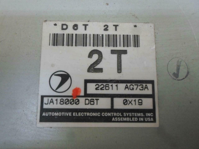 OEM Engine Computer Subaru Legacy 2001 22611 Ag73A 2.5L At ECM PCM ECU