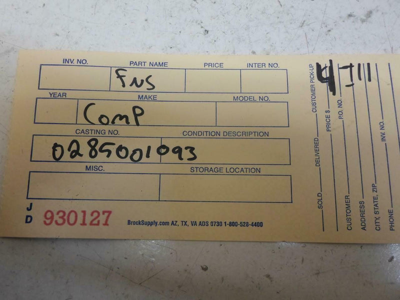 Airbag Control Module Chrysler Town & Country 1998 1999 2000 04686256