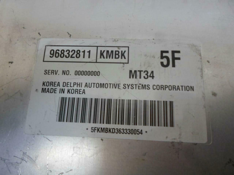 OEM Engine Computer Programmed Chevrolet Optra 2007 96832811 AT PCM ECM ECU