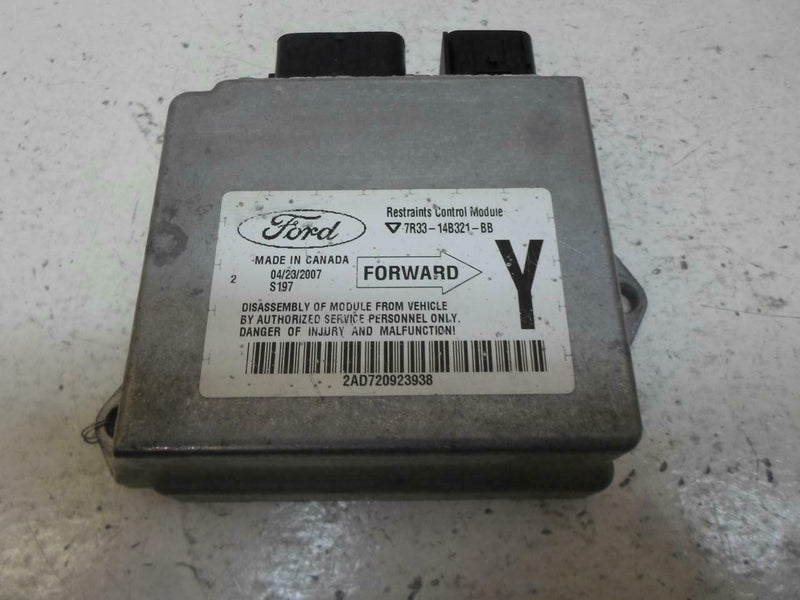 Airbag Control Module Ford Mustang 2007 2008 2009 7R33-14B321-Bb