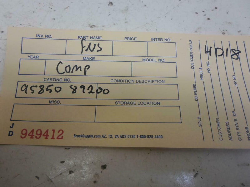 Theft-Locking Control Module Hyundai Tiburon 1997 1998 1999 2000 95850-29200