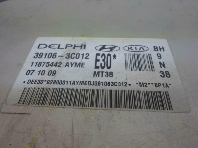 OEM Engine Computer Hyundai Genesis 2009 2010 2011 39106-3C012 3.8L PCM ECM ECU