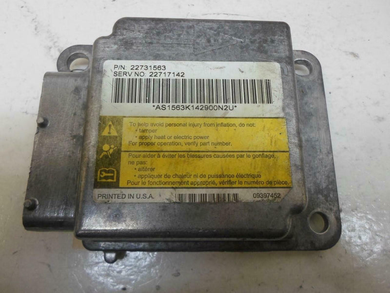 Airbag Control Module Saturn Ion 2005 22717142