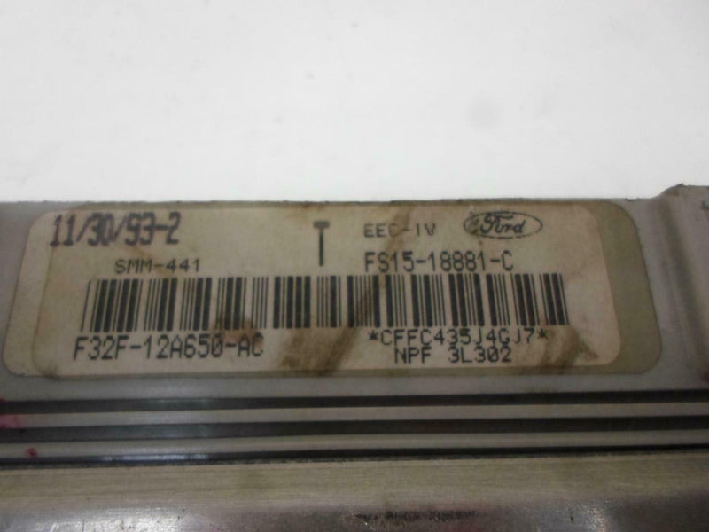 OEM Engine Computer Ford Probe 1995 F32F-12A650-Ac T ECM PCM ECU