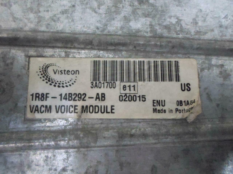 Voice Control Module Jaguar S Type 2000 2001 2002 1R8F-14B292-AB