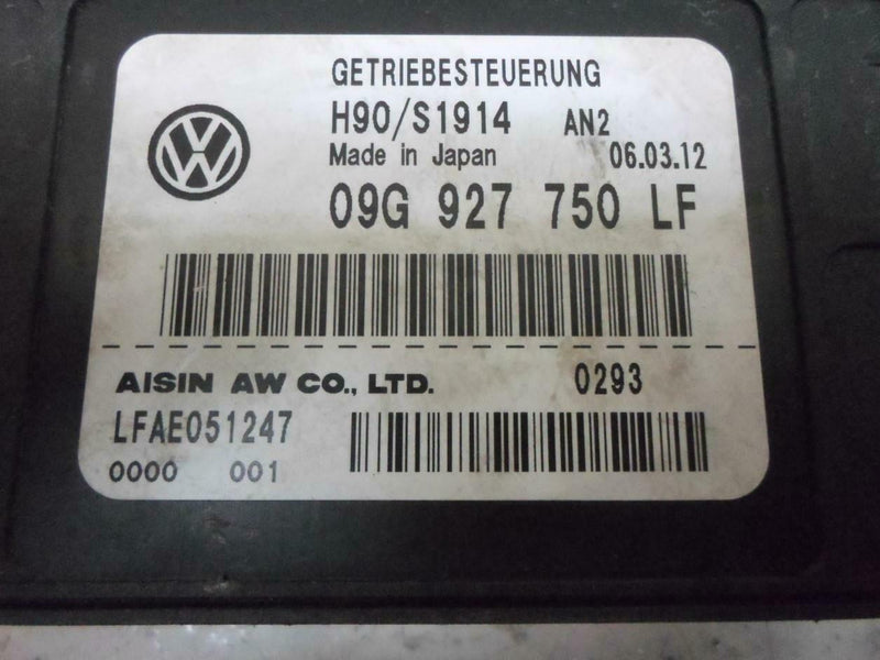 Transmission Control Module TCM TCU Volkswagen Jetta 2011 2012 2013 2014 09G927750Lf