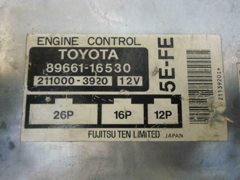 OEM Engine Computer Programmed Plug & Play Toyota Paseo 1997 1998 1999 89661-16530