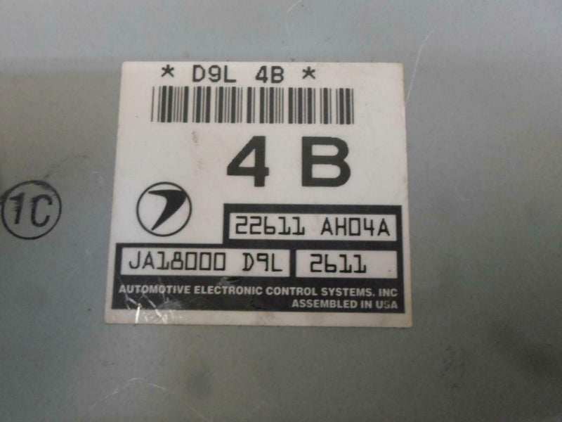 OEM Engine Computer Subaru Legacy 2003 22611 Ah04A 2.5L ECM PCM ECU