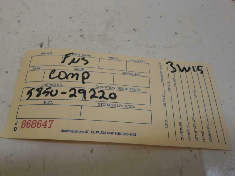 Theft-Locking Control Module Hyundai Tiburon 1997 1998 1999 2000 95850-29200