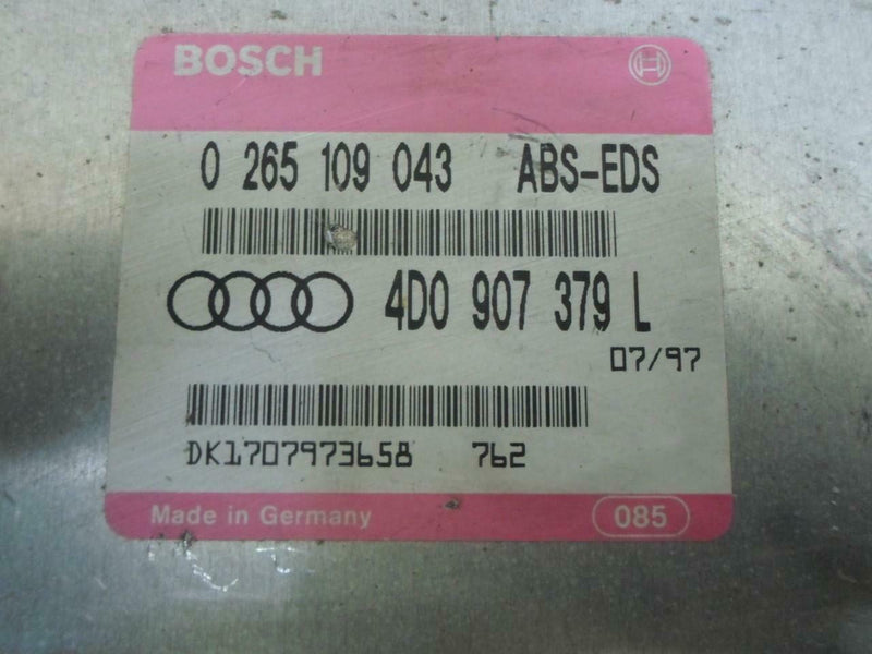 ABS Control Module Audi A4 1997 1998 1999 4D0907379L