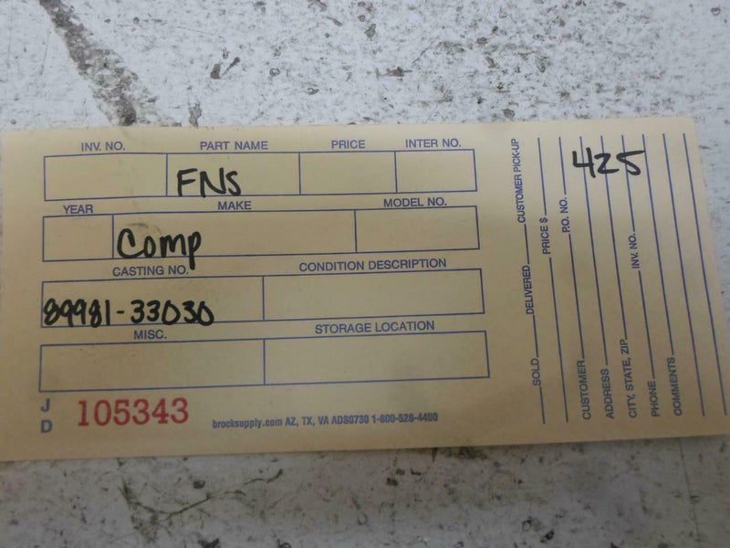 OEM Engine Computer Programmed Plug & Play Toyota Camry 2008 89981-33030 ECM PCM