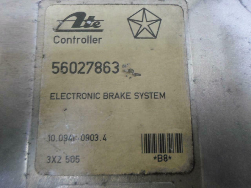 ABS Control Module Jeep Wrangler 1993 1994 1995 56027863