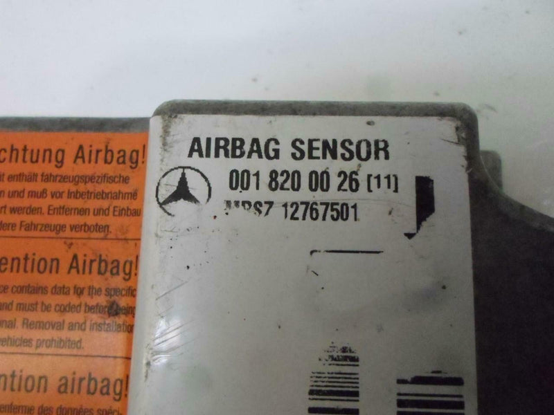 Airbag Control Module Mercedes-Benz C-Class 1998 1999 001 820 00 26