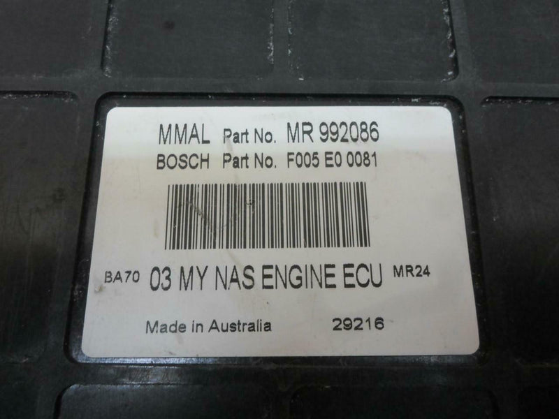 OEM Engine Computer Mitsubishi Diamante 2003 Mr992086 ECM PCM ECU