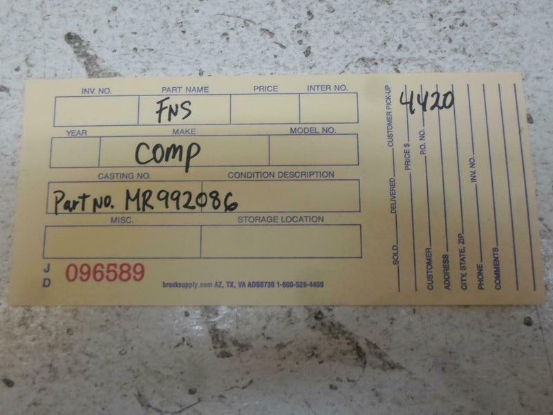 OEM Engine Computer Mitsubishi Diamante 2003 Mr992086 ECM PCM ECU