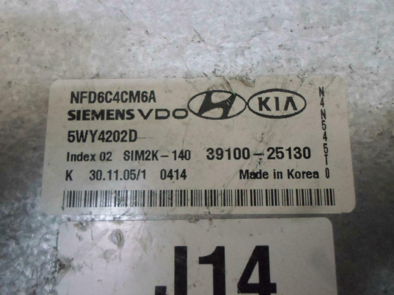 OEM Engine Computer Hyundai Sonata 2006 2007 2008 39100-25130 2.4L AT ECM PCM