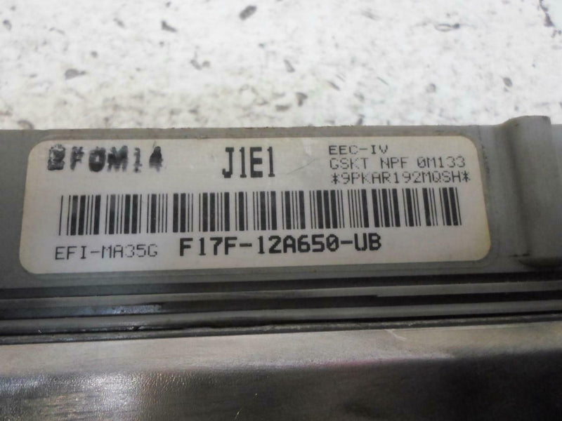 OEM Engine Computer Ford Aerostar 1991 F17F-12A650-Ub J1E1 4.0L ECM PCM ECU