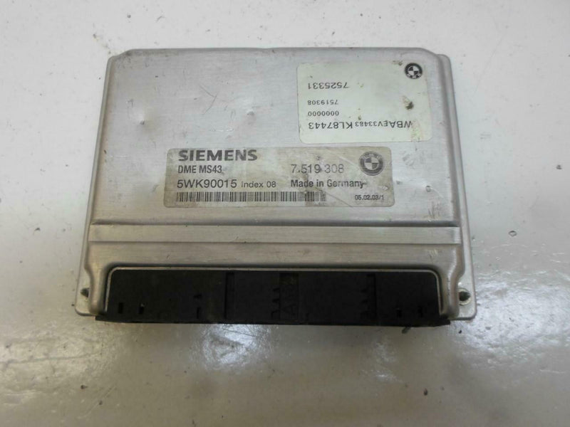 OEM Engine Computer BMW X5 2003 2004 2005 7519308 3.0L ECM PCM ECU