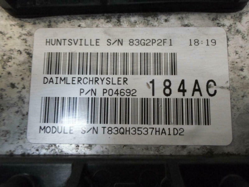 Multifunction Front Control Module Dodge Durango 2008 04692184AC