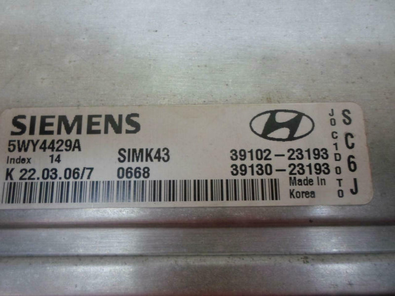 OEM Engine Computer Hyundai Elantra 2003 2004 2005 2006 39130-23193 ECM PCM ECU