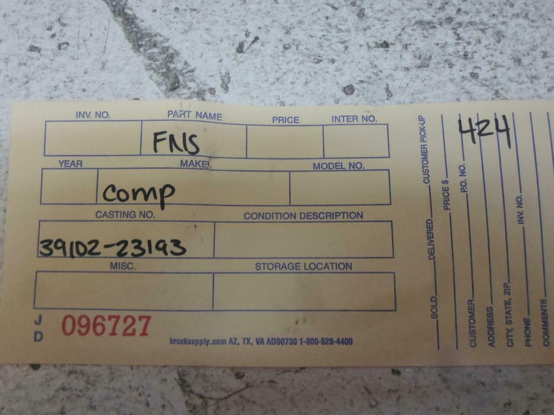 OEM Engine Computer Hyundai Elantra 2003 2004 2005 2006 39130-23193 ECM PCM ECU