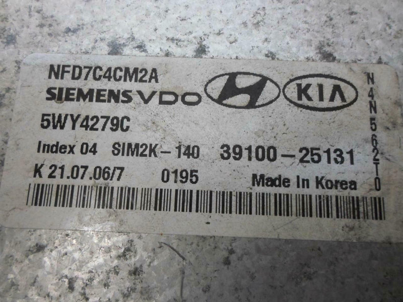 OEM Engine Computer Hyundai Sonata 2006 2007 2008 39100-25131 2.4L AT PCM ECU