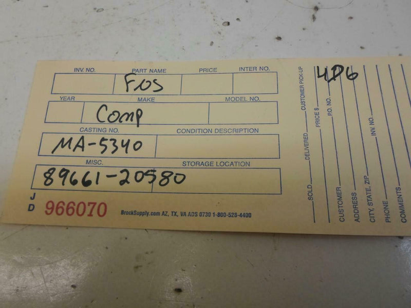 OEM Engine Computer Programmed Plug & Play Toyota Celica 1990 89661-20580 PCM ECM