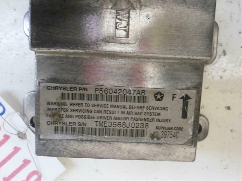 Airbag Control Module Jeep Grand Cherokee 1999 56042047Ab