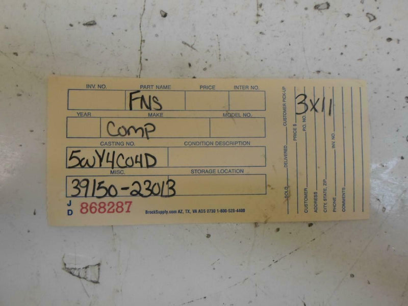 OEM Engine Computer Hyundai Elantra 2007 2008 2009 2010 39150-23013 2.0L ECM PCM ECU