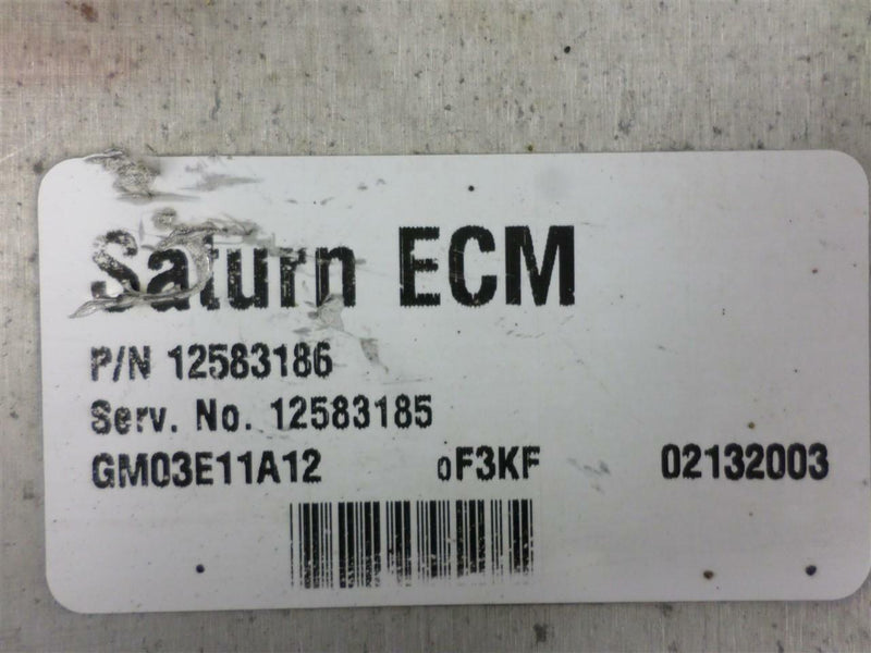 OEM Engine Computer Programmed Saturn Ion 2003 12583185 12583186 PCM ECM ECU