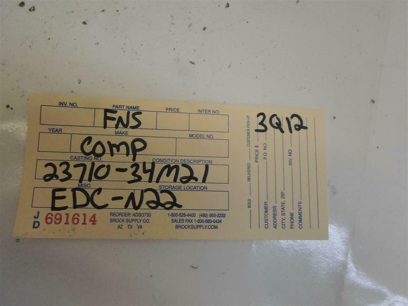 OEM Engine Computer Nissan Pulsar 1985 23710 34M21 AT ECM ECU PCM